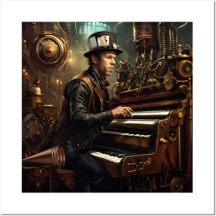 Tom Waits Steampunk Posters and Art
